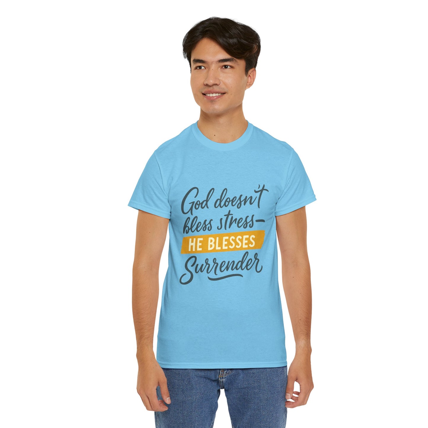 Inspirational Surrender Tee - Christian Gift, Prayer Shirt