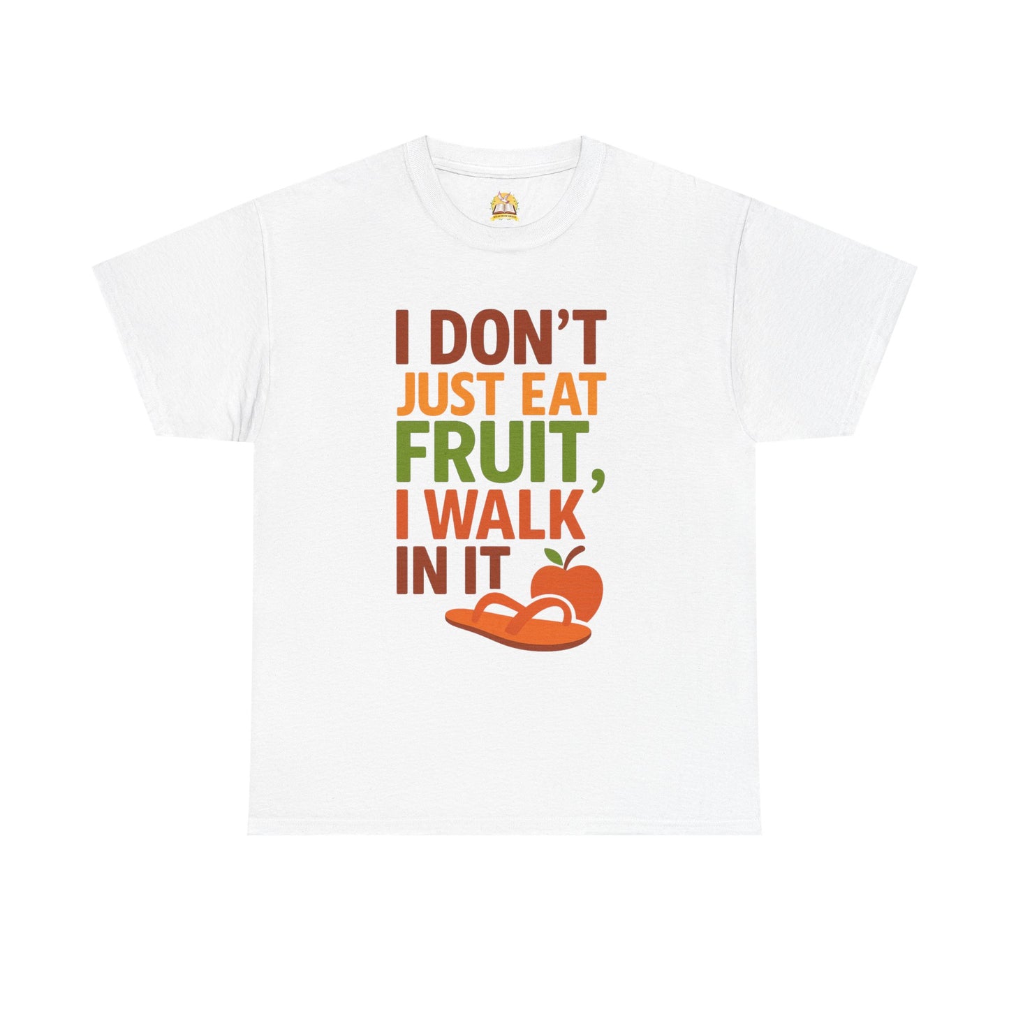 Christian T-Shirt - I walk in God's fruit, Unisex Heavy Cotton Tee