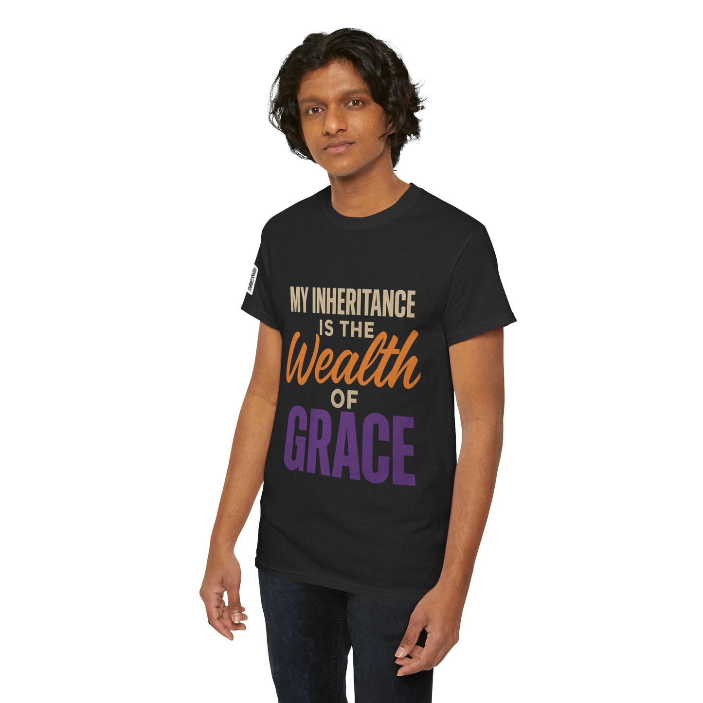 Empowering Message Tee - Inspirational Unisex Heavy Cotton T-Shirt, Motivational Gift, Relaxed Fit Shirt, Casual Wear, Spiritual Apparel