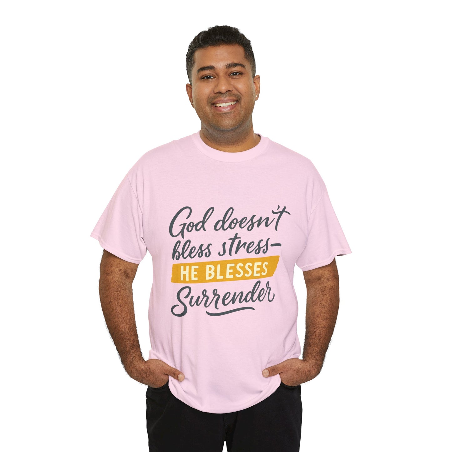 Inspirational Surrender Tee - Christian Gift, Prayer Shirt