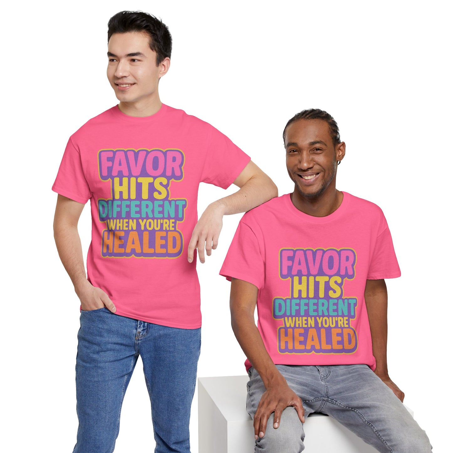 Healing Message Tee, Comfort T-Shirt for Self-Care