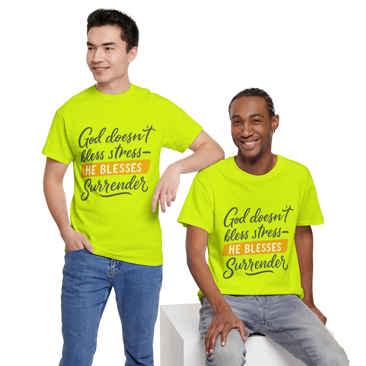 Inspirational Surrender Tee - Christian Gift, Prayer Shirt
