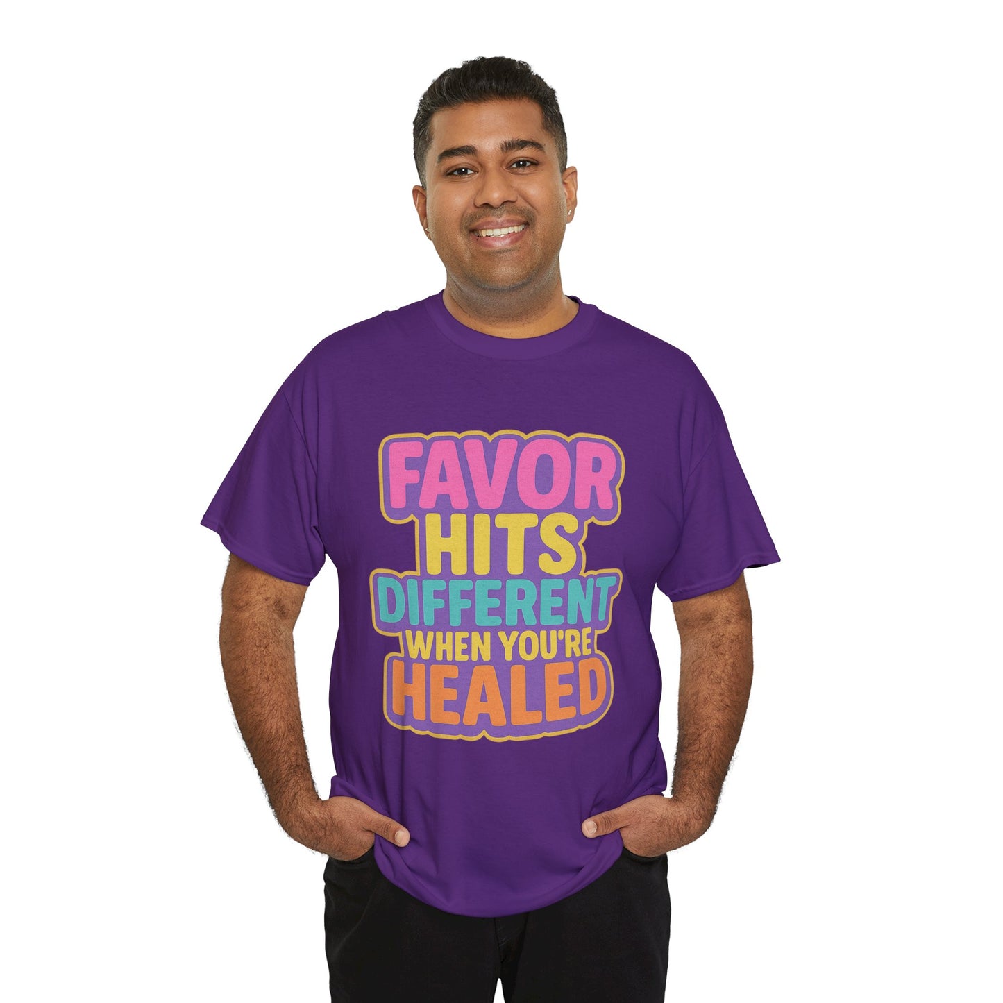Healing Message Tee, Comfort T-Shirt for Self-Care