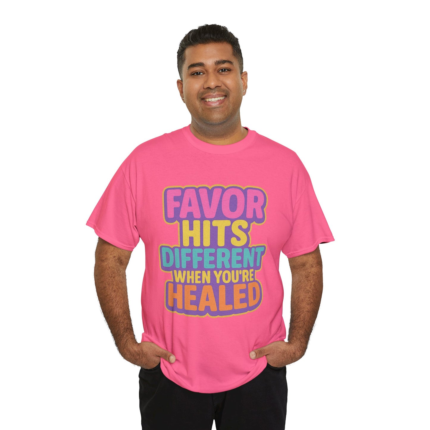 Healing Message Tee, Comfort T-Shirt for Self-Care