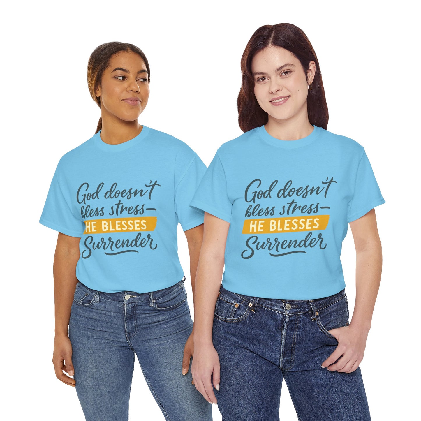 Inspirational Surrender Tee - Christian Gift, Prayer Shirt