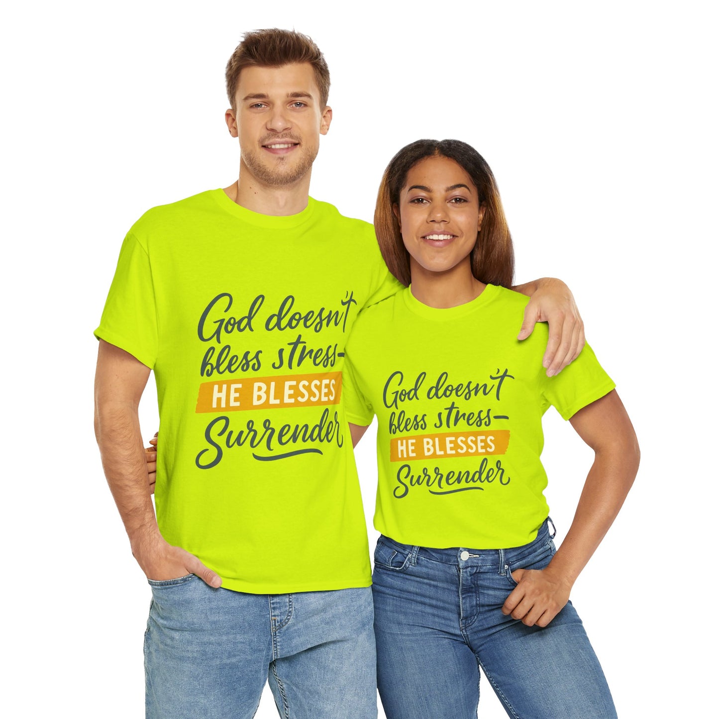 Inspirational Surrender Tee - Christian Gift, Prayer Shirt