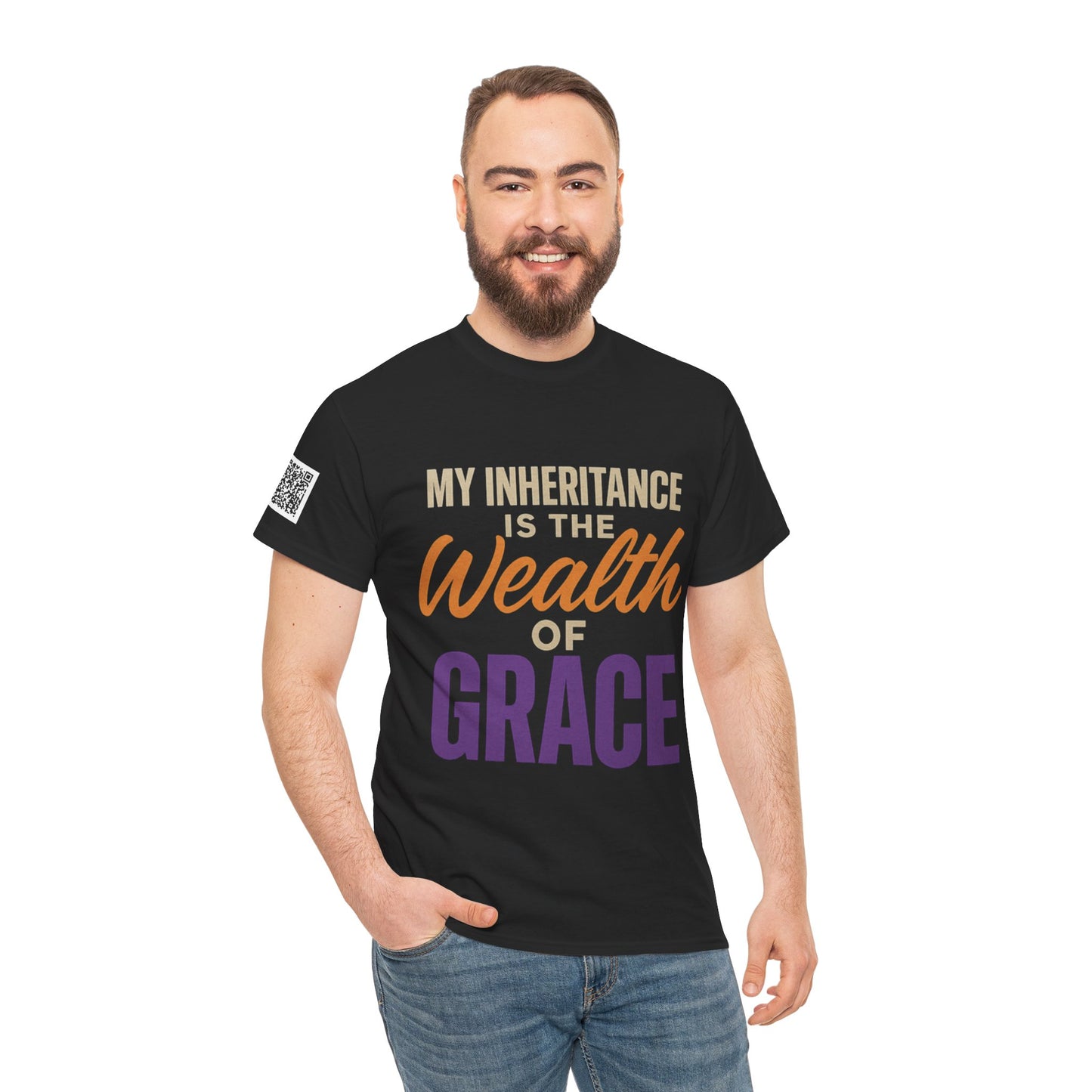 Empowering Message Tee - Inspirational Unisex Heavy Cotton T-Shirt, Motivational Gift, Relaxed Fit Shirt, Casual Wear, Spiritual Apparel