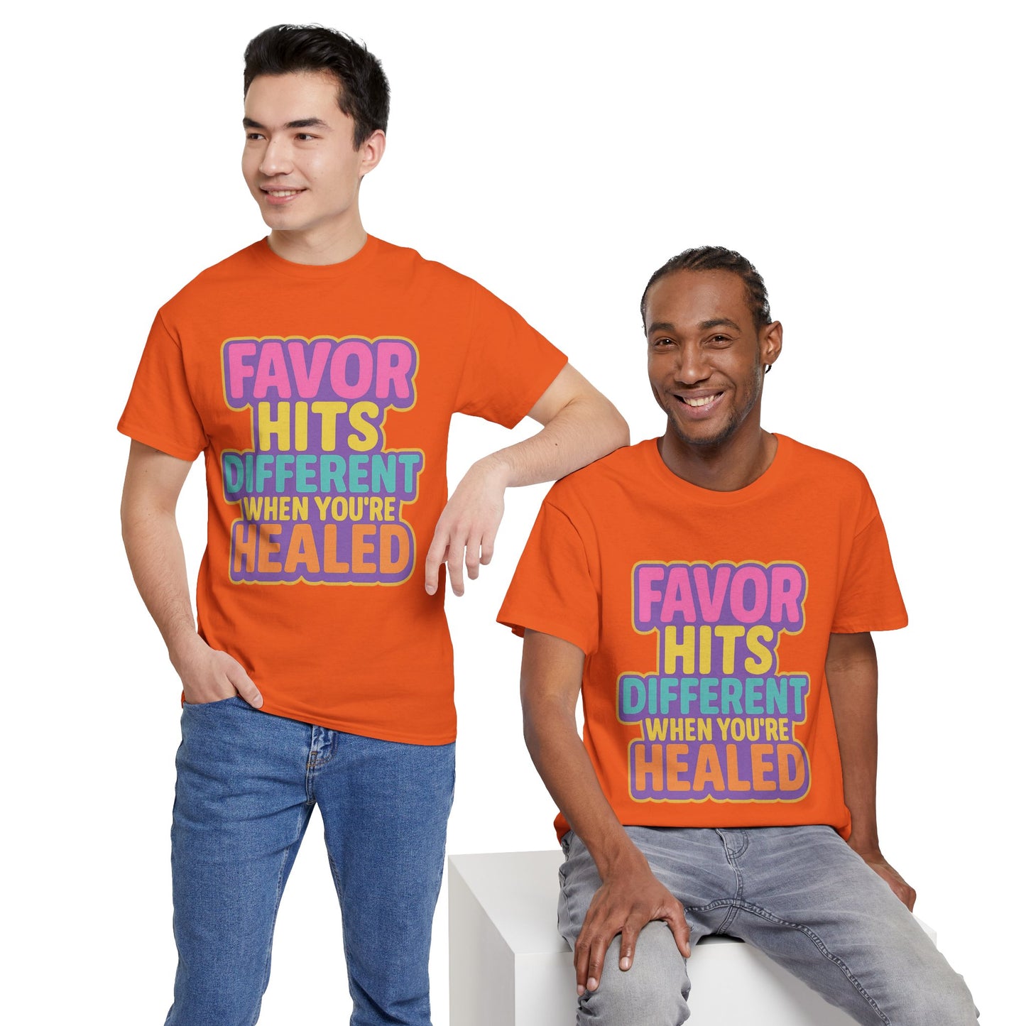 Healing Message Tee, Comfort T-Shirt for Self-Care