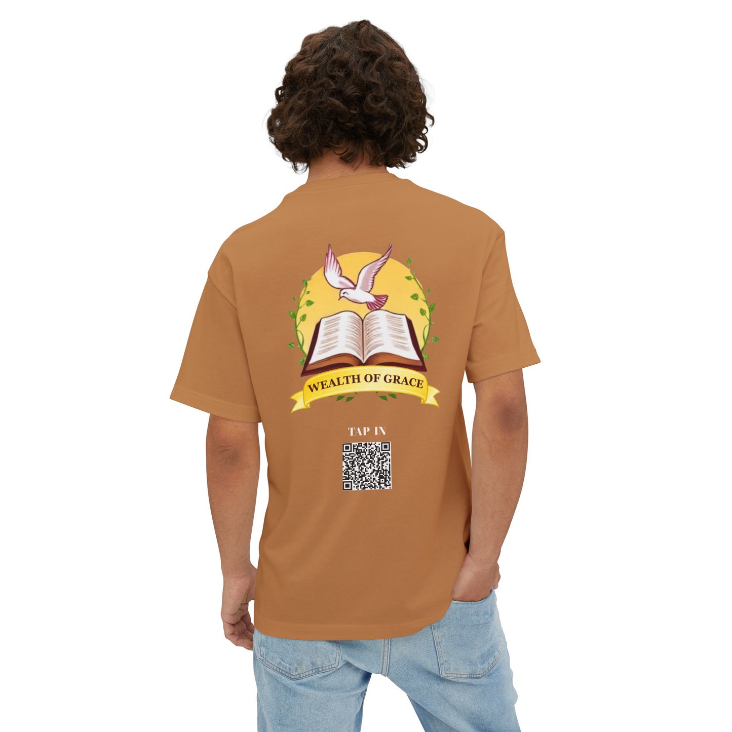 Christian Quote Boxy Tee, Faith-Based T-Shirt