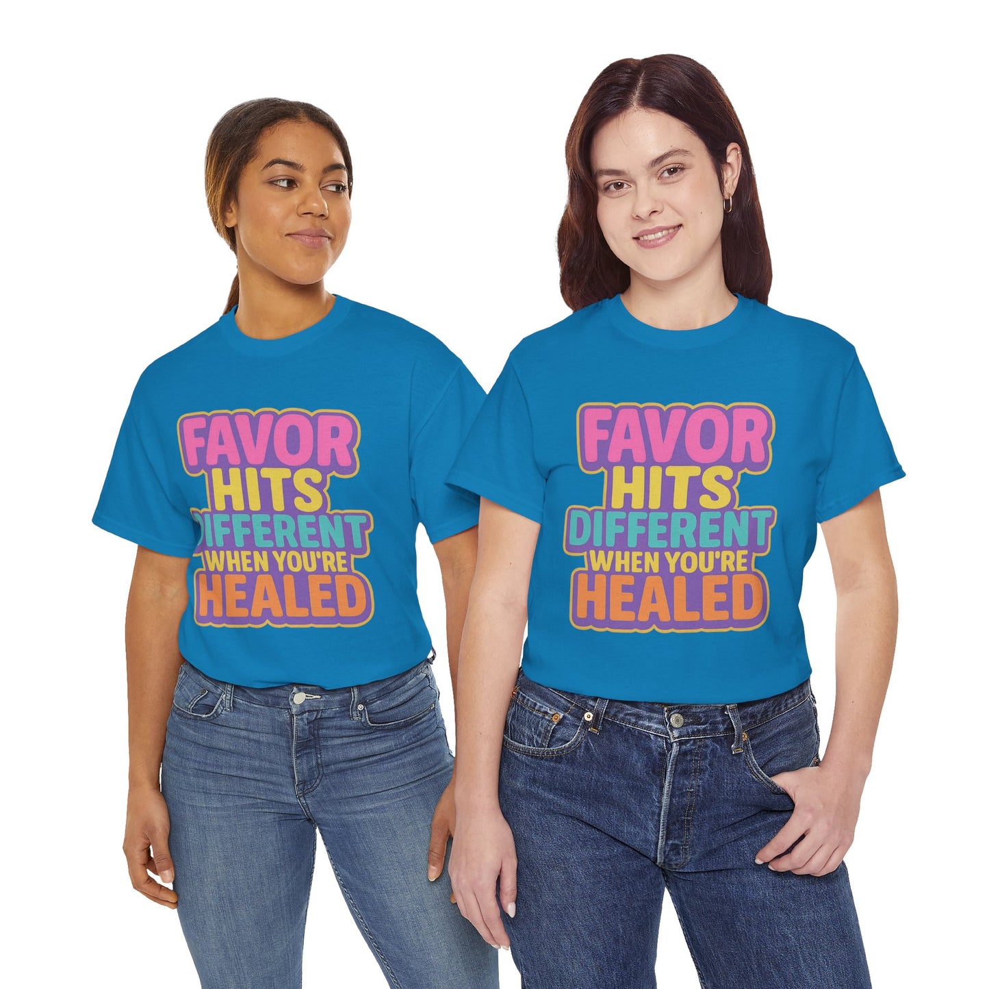Healing Message Tee, Comfort T-Shirt for Self-Care