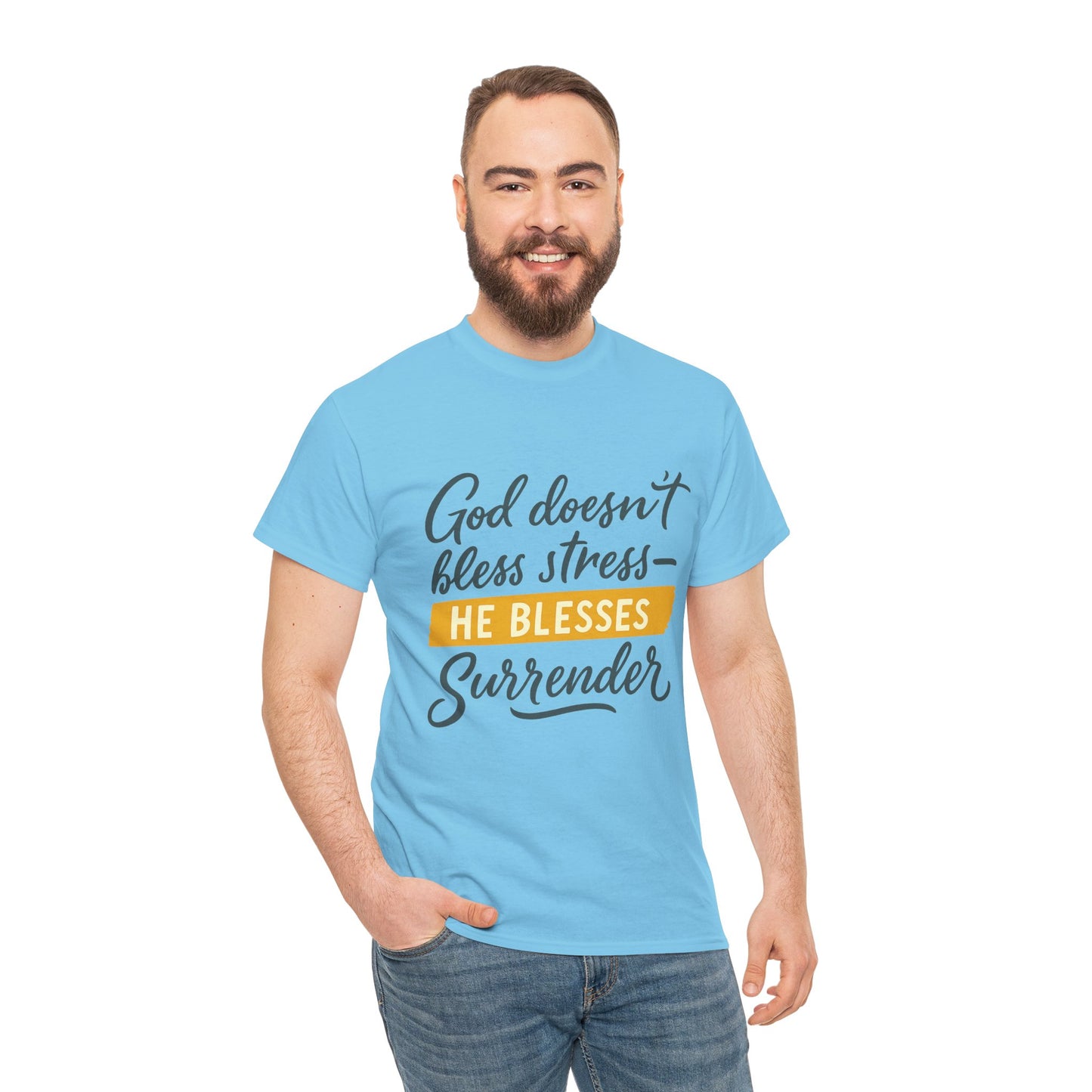 Inspirational Surrender Tee - Christian Gift, Prayer Shirt