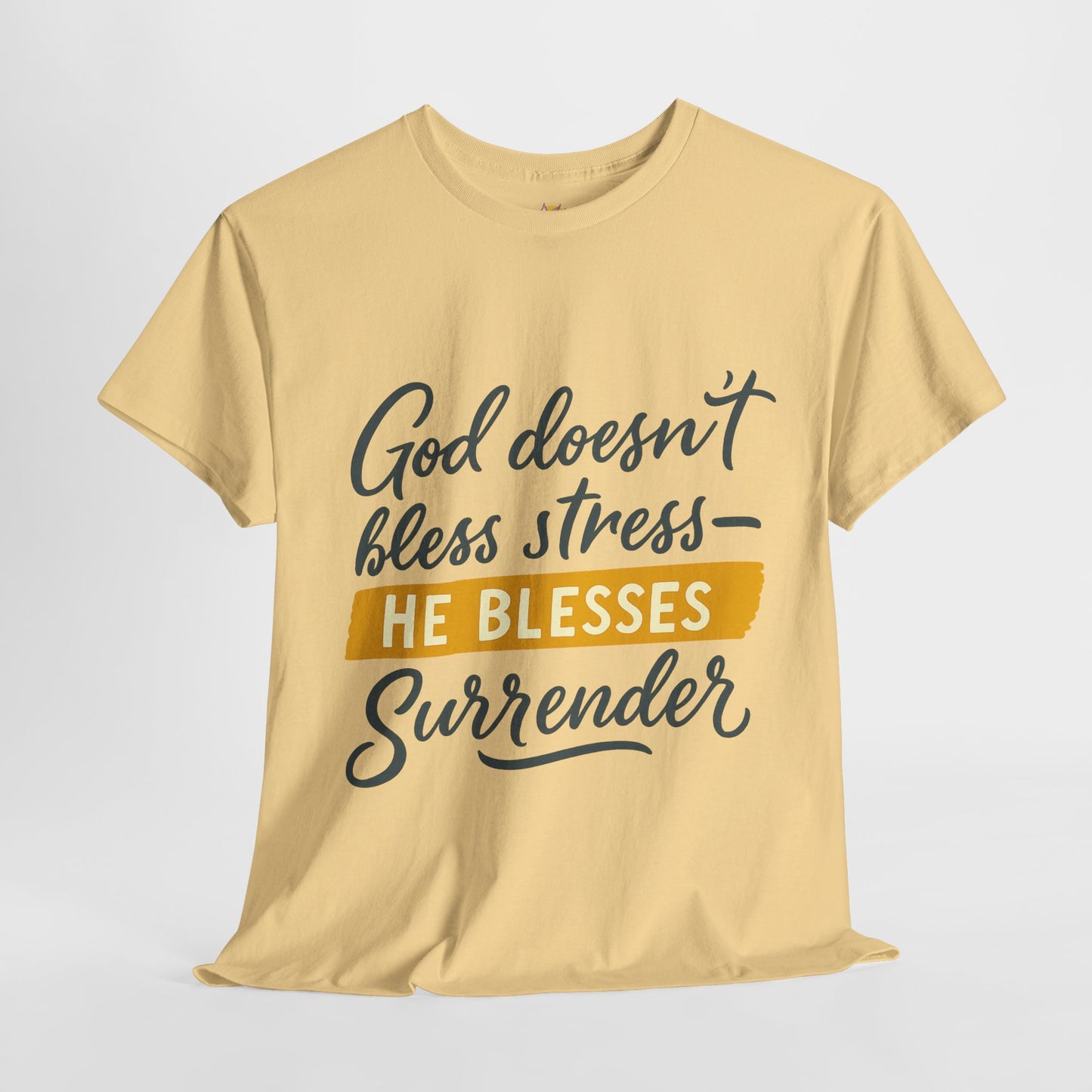 Inspirational Surrender Tee - Christian Gift, Prayer Shirt