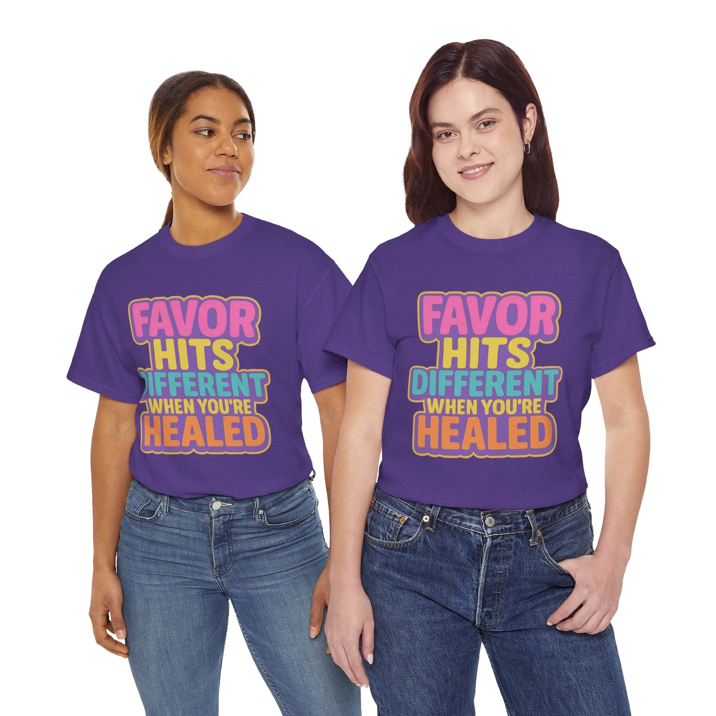 Healing Message Tee, Comfort T-Shirt for Self-Care