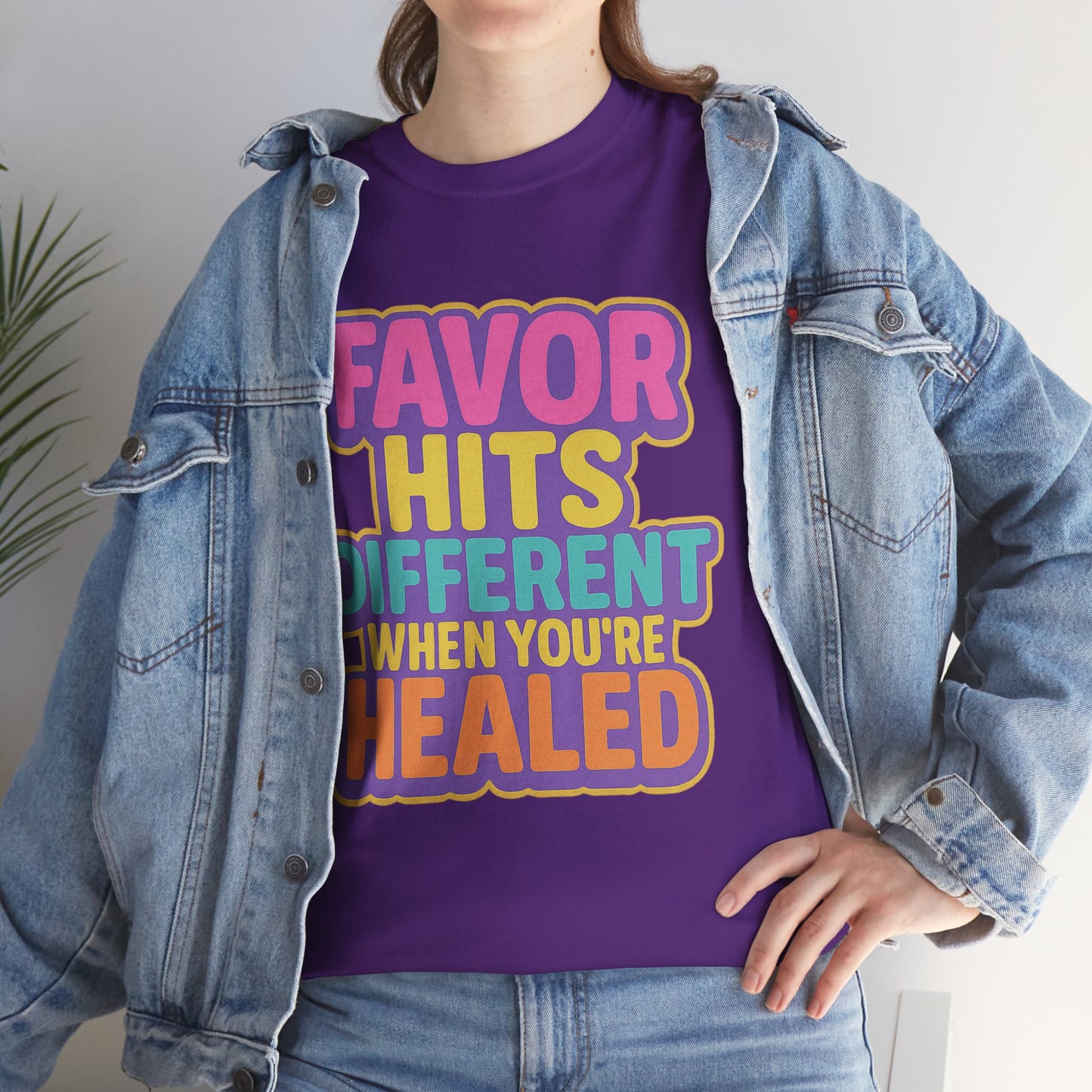 Healing Message Tee, Comfort T-Shirt for Self-Care