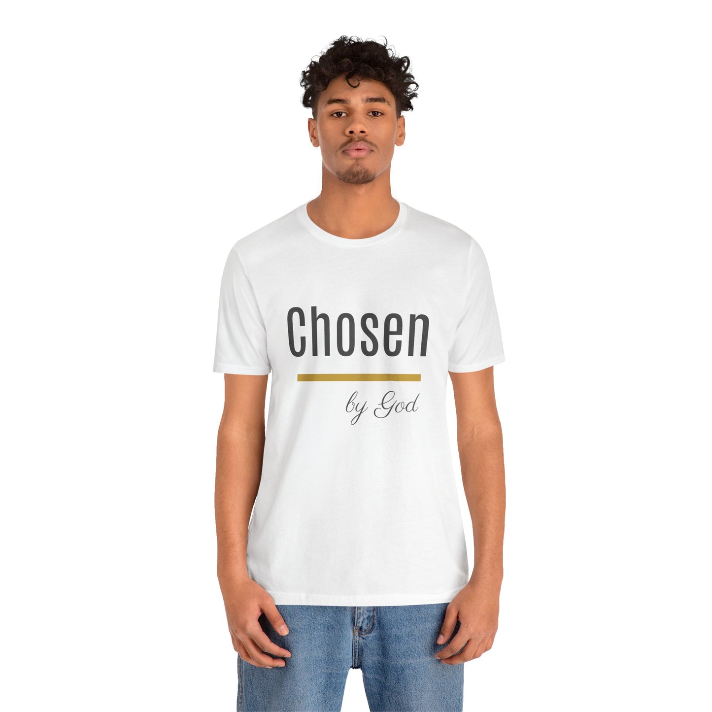 Chosen by God Shirt | Christian T-Shirt for Women | Faith Based Tee | Inspirational Christian Gift | Bella Canvas Unisex Tee