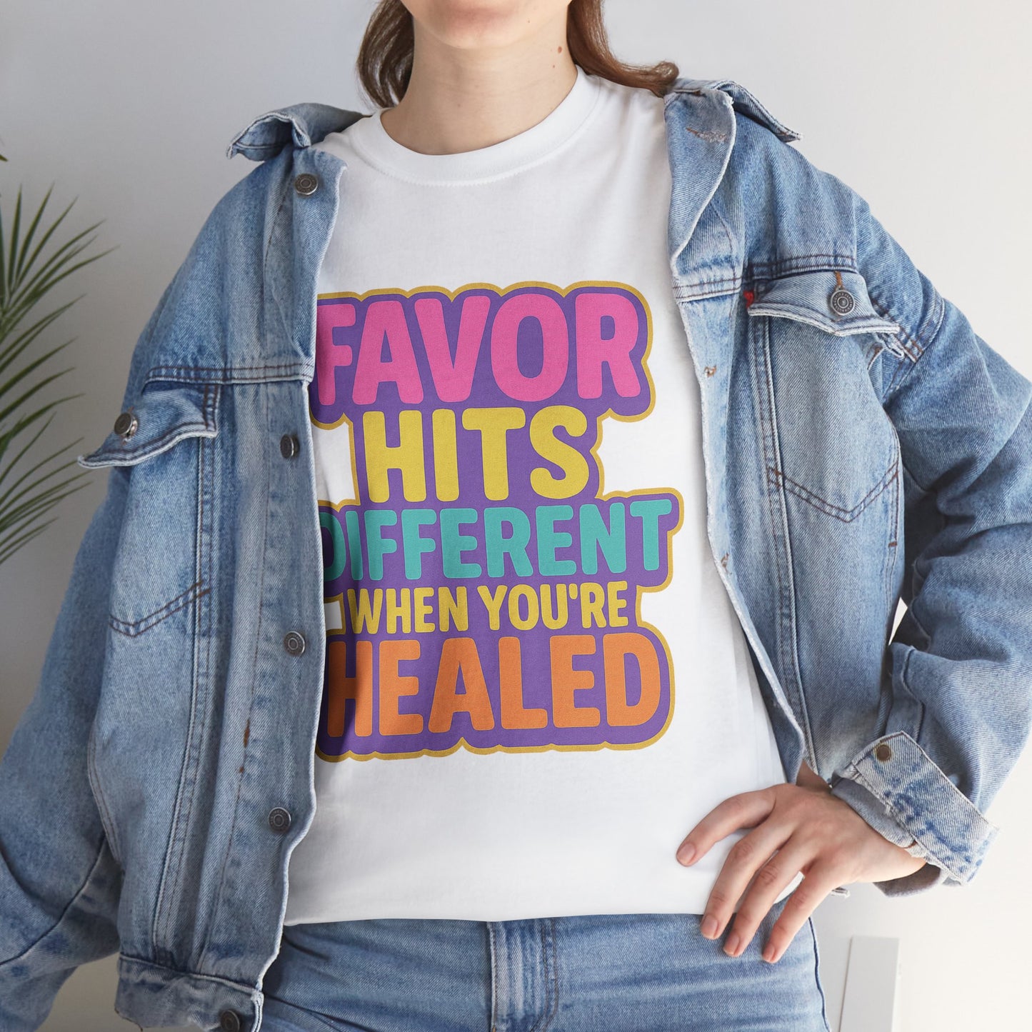 Healing Message Tee, Comfort T-Shirt for Self-Care