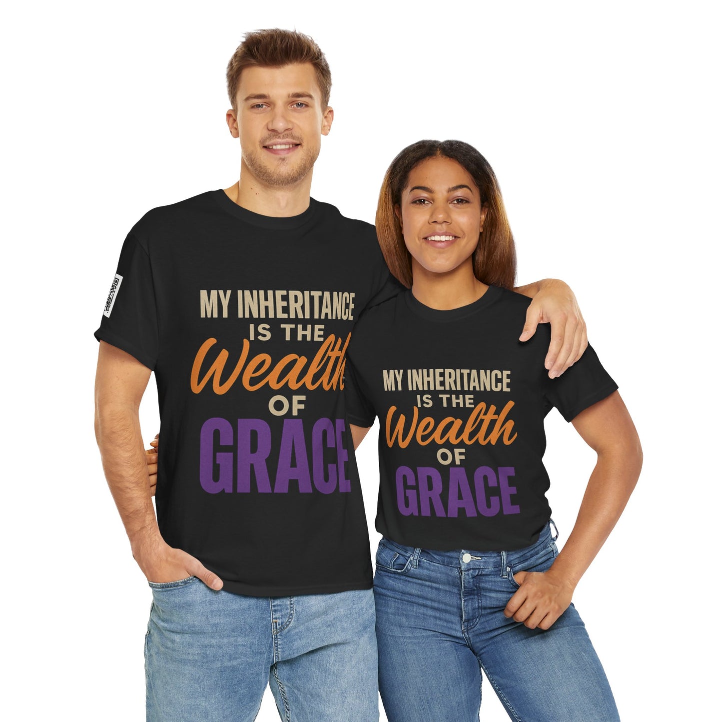 Empowering Message Tee - Inspirational Unisex Heavy Cotton T-Shirt, Motivational Gift, Relaxed Fit Shirt, Casual Wear, Spiritual Apparel