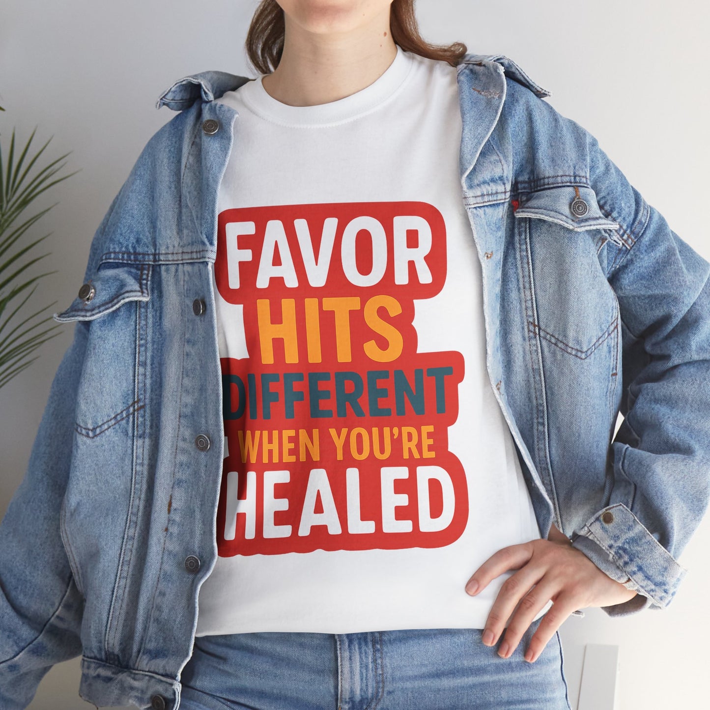 Healed Favor Tee | Motivational Unisex T-Shirt