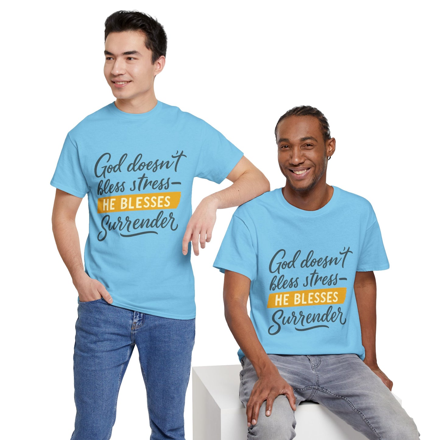 Inspirational Surrender Tee - Christian Gift, Prayer Shirt