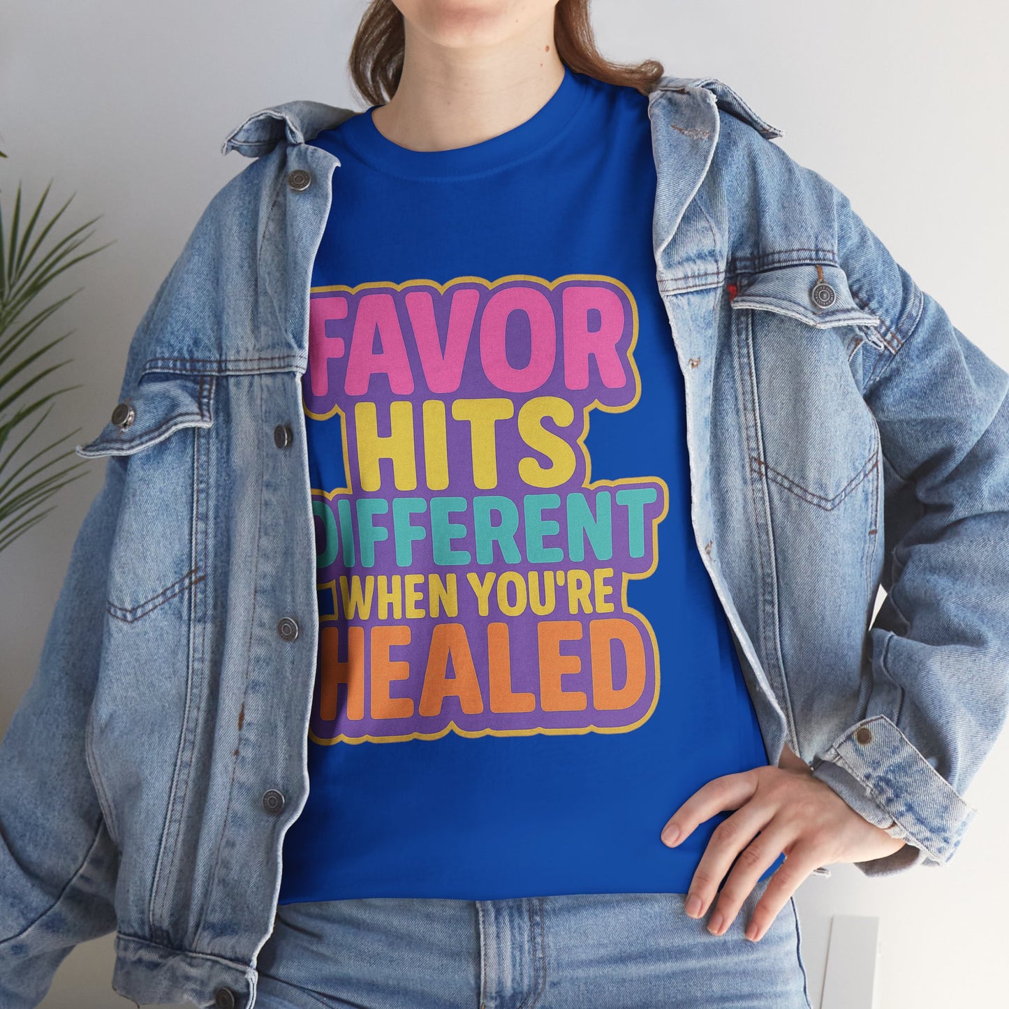 Healing Message Tee, Comfort T-Shirt for Self-Care