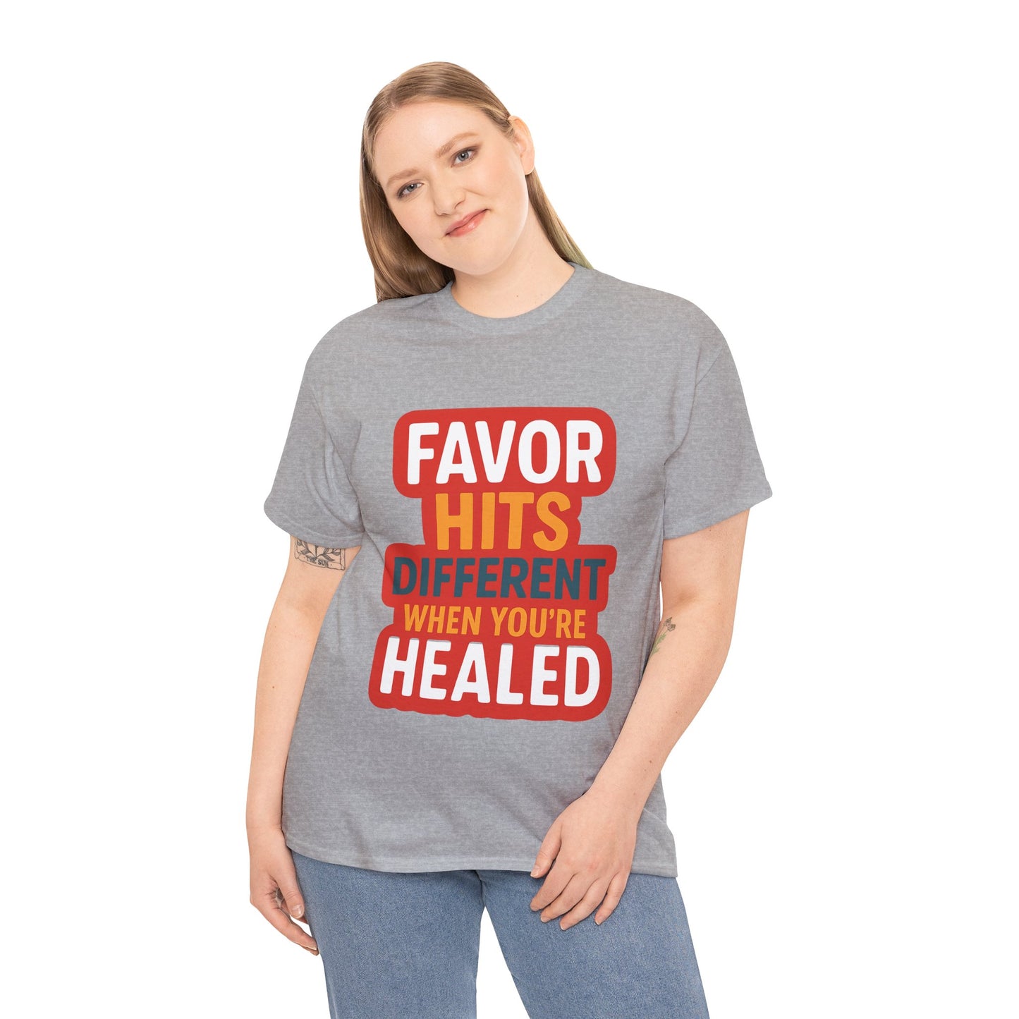 Healed Favor Tee | Motivational Unisex T-Shirt