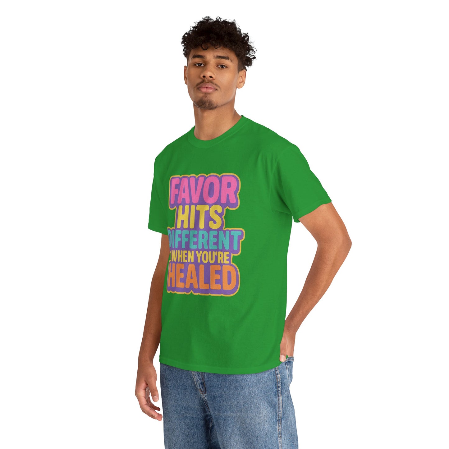 Healing Message Tee, Comfort T-Shirt for Self-Care