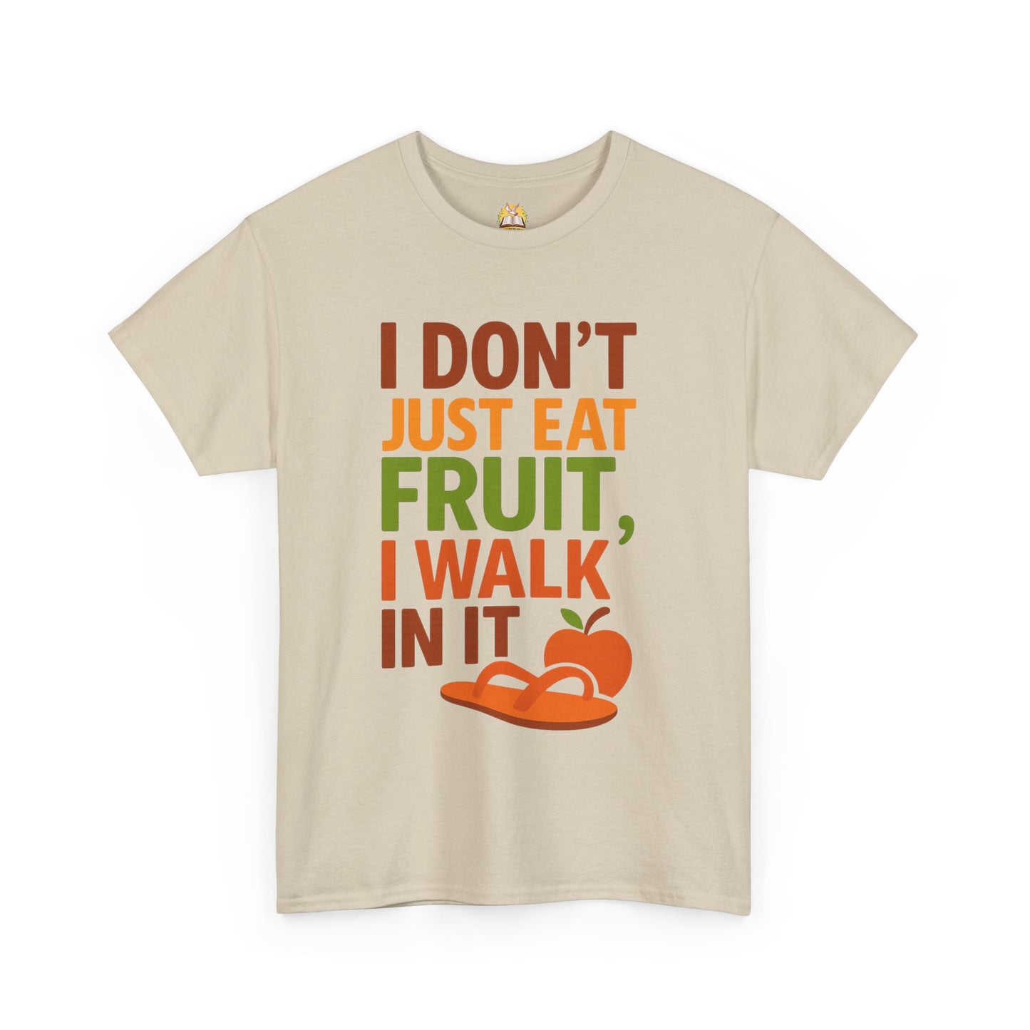 Christian T-Shirt - I walk in God's fruit, Unisex Heavy Cotton Tee