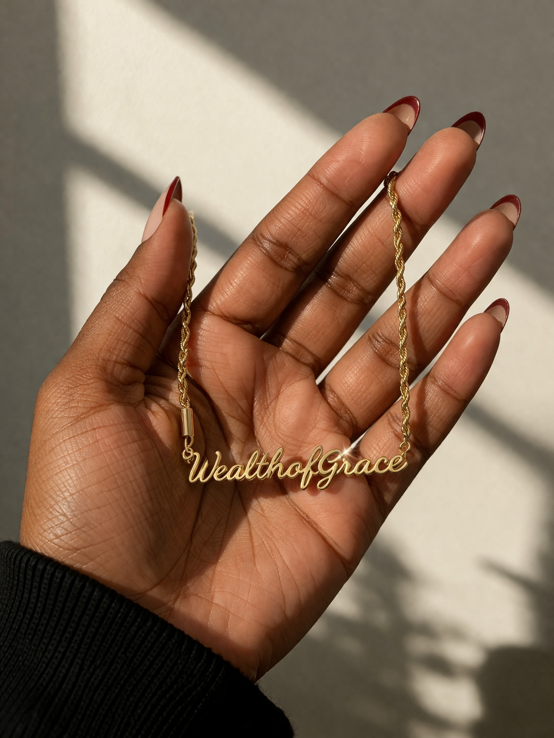 Wealth of Grace Nameplate — Signature Edition