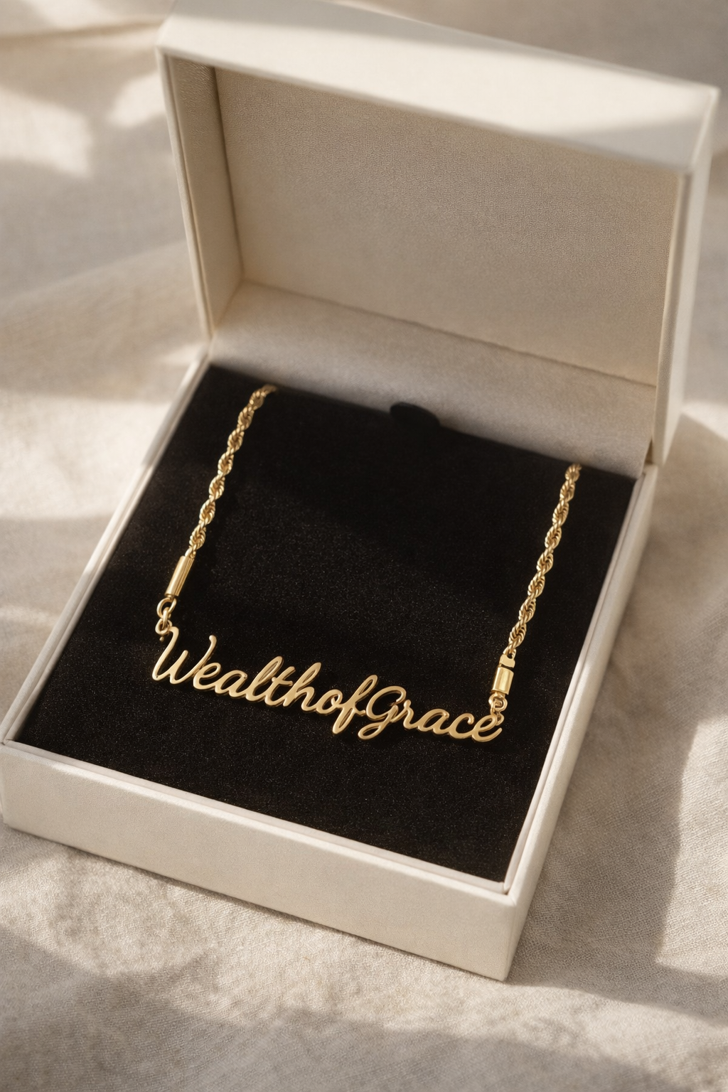 Wealth of Grace Nameplate — Signature Edition