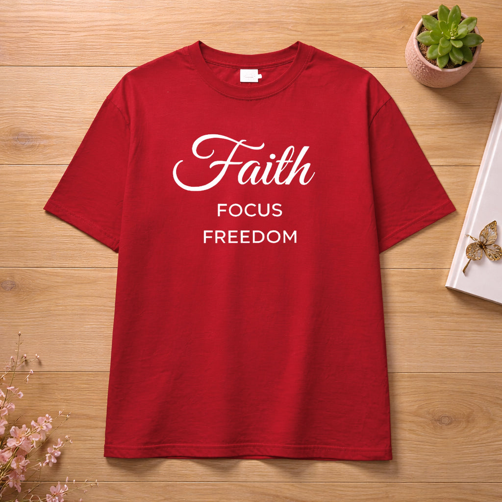 Faith • Focus • Freedom Tee — Grounded Edition