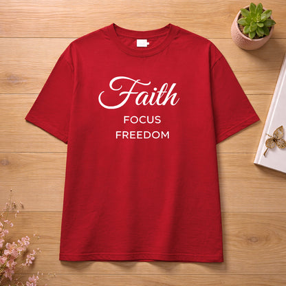 Faith • Focus • Freedom Tee — Grounded Edition