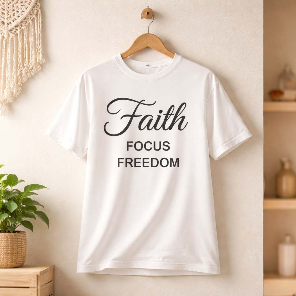 Faith • Focus • Freedom Tee — Renewal Edition