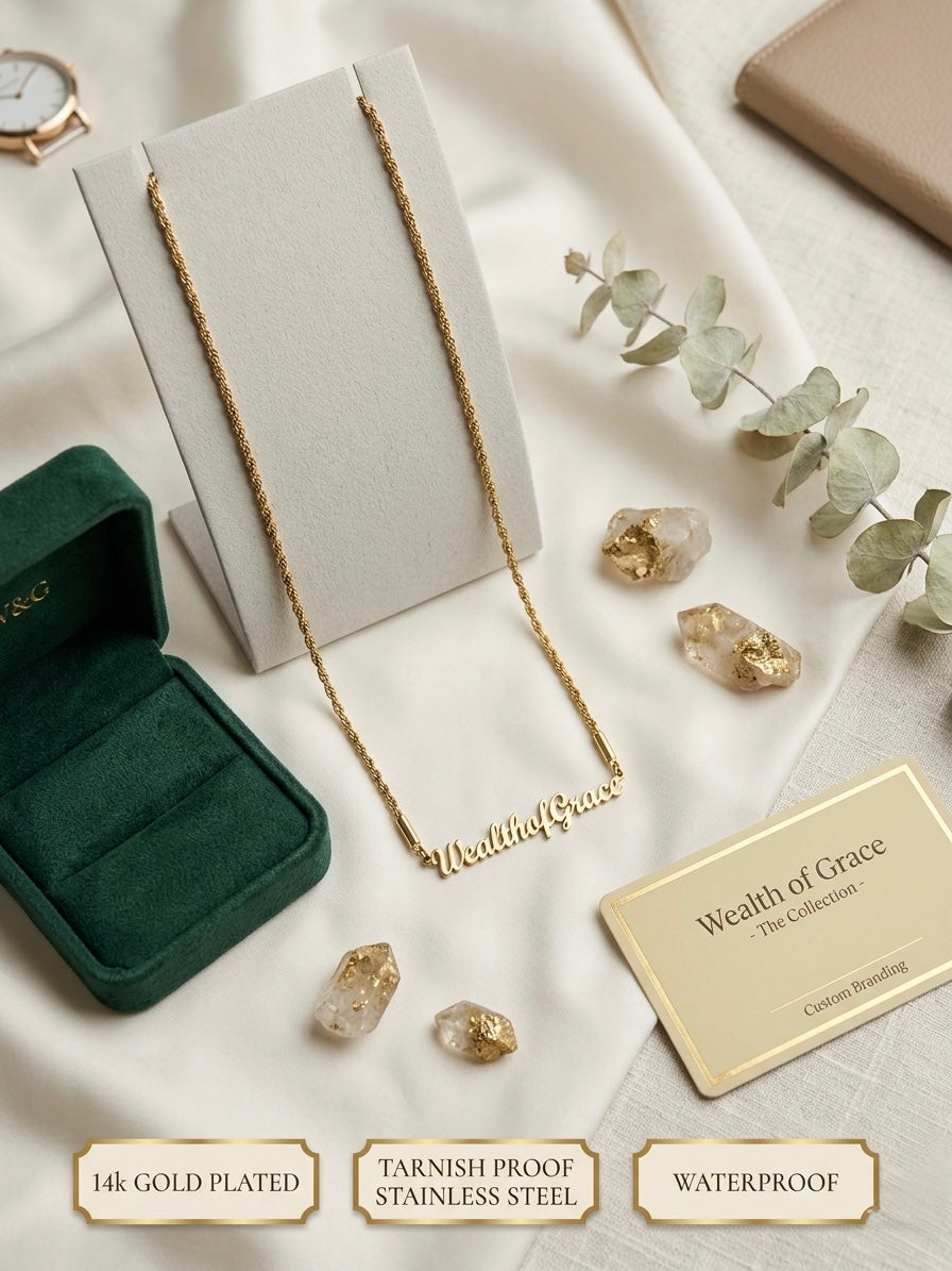 Wealth of Grace Nameplate — Signature Edition