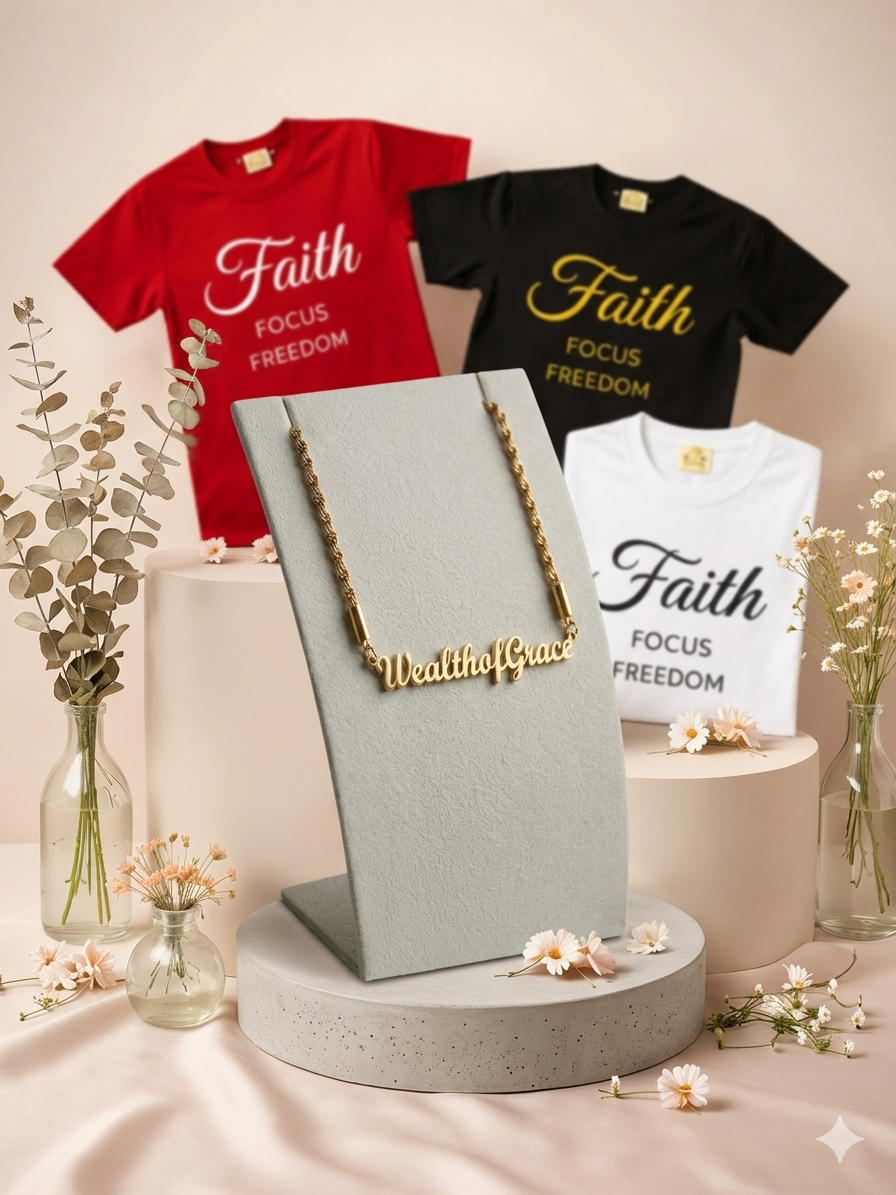 Wealth of Grace Nameplate — Signature Edition
