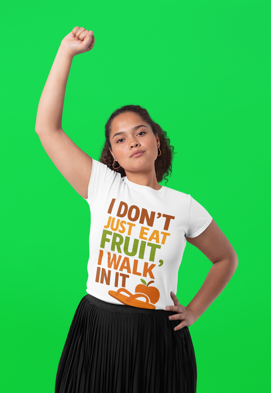 Christian T-Shirt - I walk in God's fruit, Unisex Heavy Cotton Tee